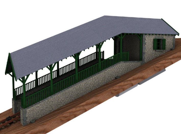 HOfunMD11 - Mont Dore funicular station 3d printed 