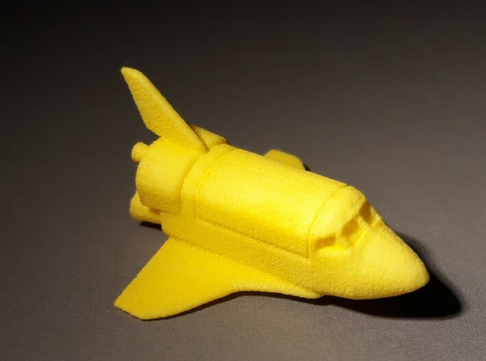 Funny Space Shuttle keychain 3d printed