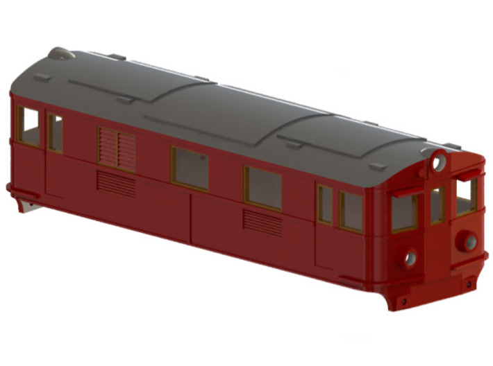 Swedish GBJ/SJ electric locomotive type Bg/Bs - H0 3d printed CAD-model