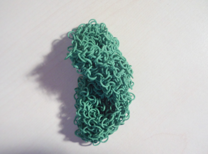 3D chainmaille donut 3d printed 