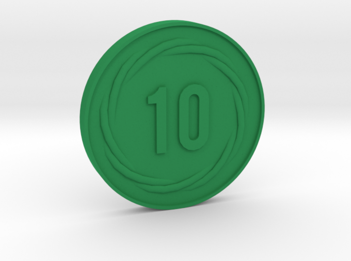10 Coin 3d printed