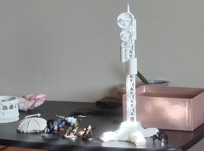Communications Tower 3d printed
