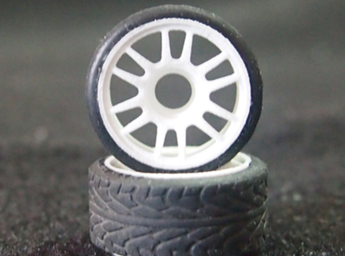 Split-6 Front 20mm Mini-Z Wheel 3d printed