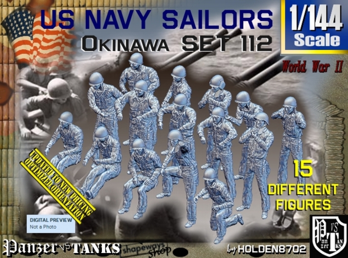 1/144 USN Okinawa set112 3d printed