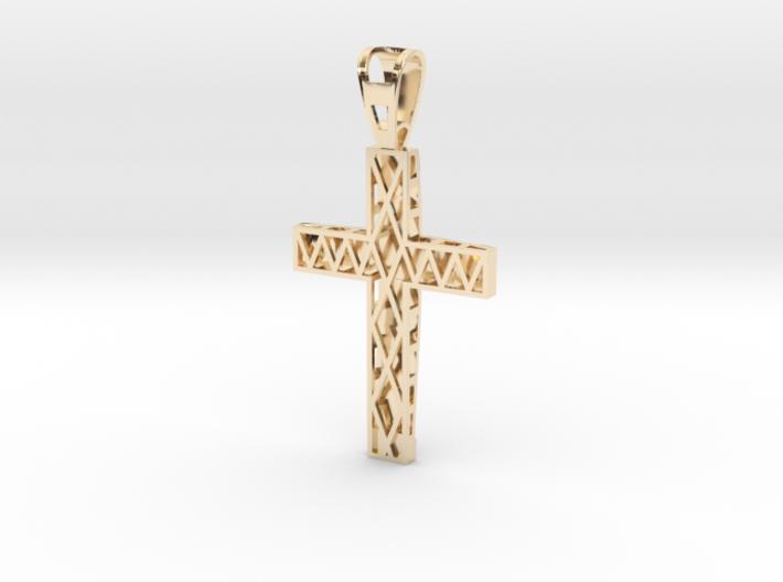 Christian cross 3d printed