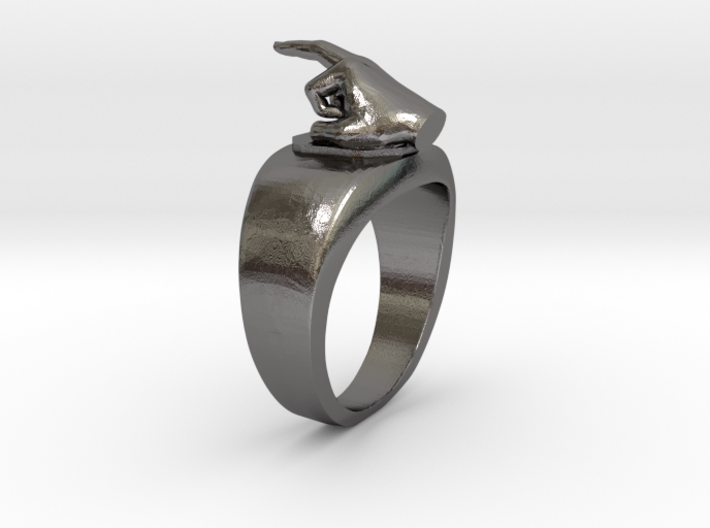 Soccer Middle Finger Stainless Steel Ring – GTHIC