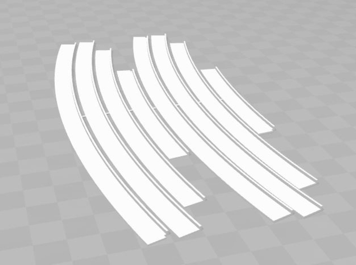 DeAgo Millennium Falcon sheets for side panels mod 3d printed 3D rendering