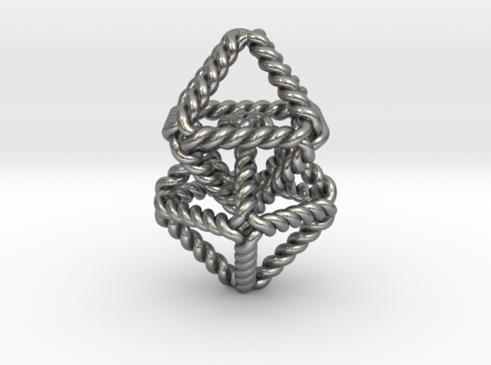Interlocking Twisted Octahedrons 1.2&quot; 3d printed