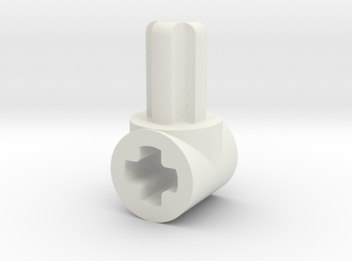 Lego-compatible F+M Axle Connector 3d printed