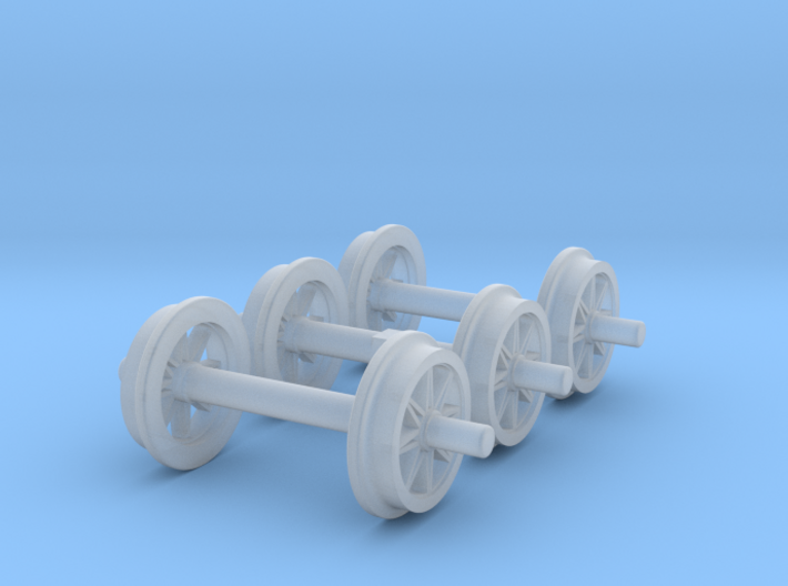0m wheels - open spokes - Ore 3d printed
