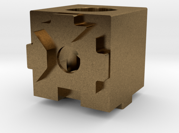 MakerBeam (10x10mm) 2 Corner Cube 3d printed