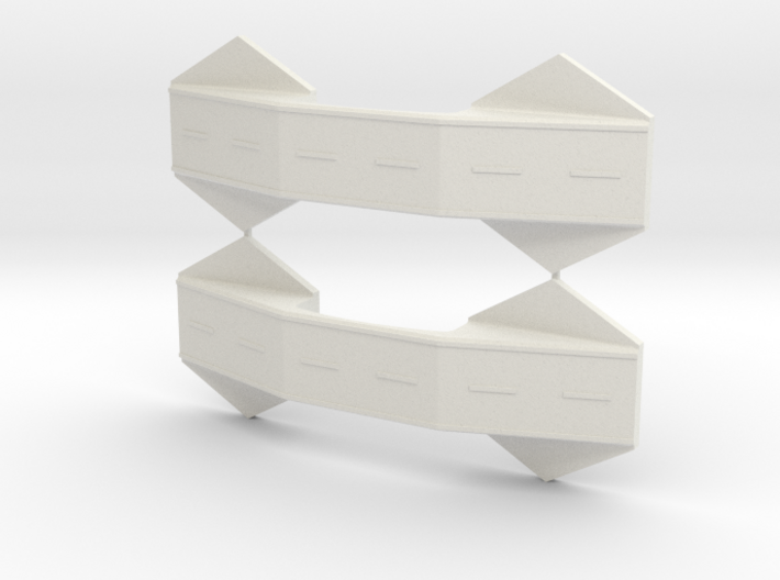 1/285th scale Bridge set (2 pieces) 3d printed