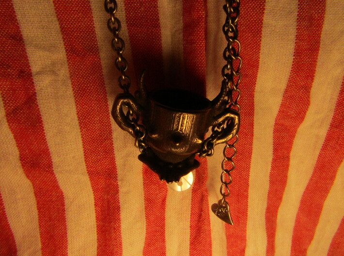 Hades's hunt miniature pendant 3d printed Warm light