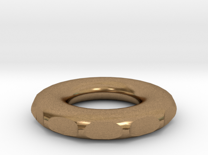 rodin coil donut circle DIY 8 cm 80mm 3.14 inch 3d printed