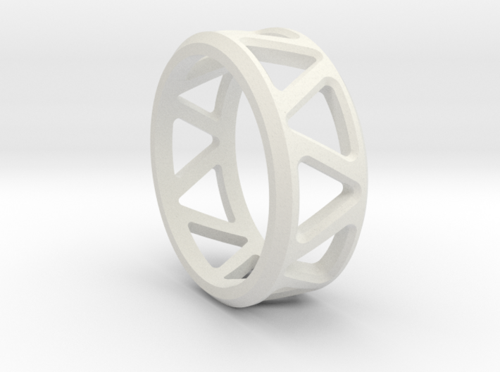 Geometric ring V1 3d printed