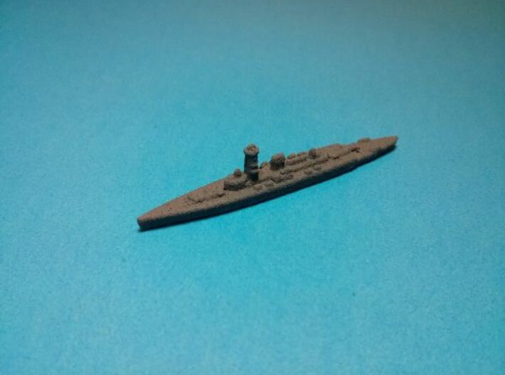 Deutschland class pocket-battleships 1/4000 3d printed Painted in dark grey base coat. Models sold unpainted.