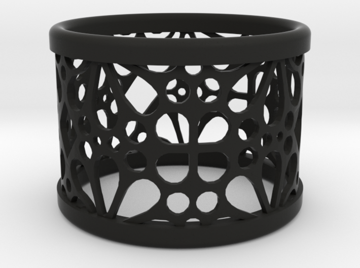 A small napkin ring with Mosaic-3a 3d printed 