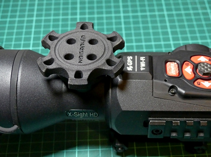 X-sight 2 focus wheel 3d printed 