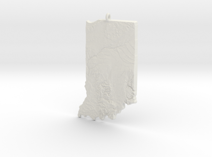 Indiana Christmas Ornament 3d printed 