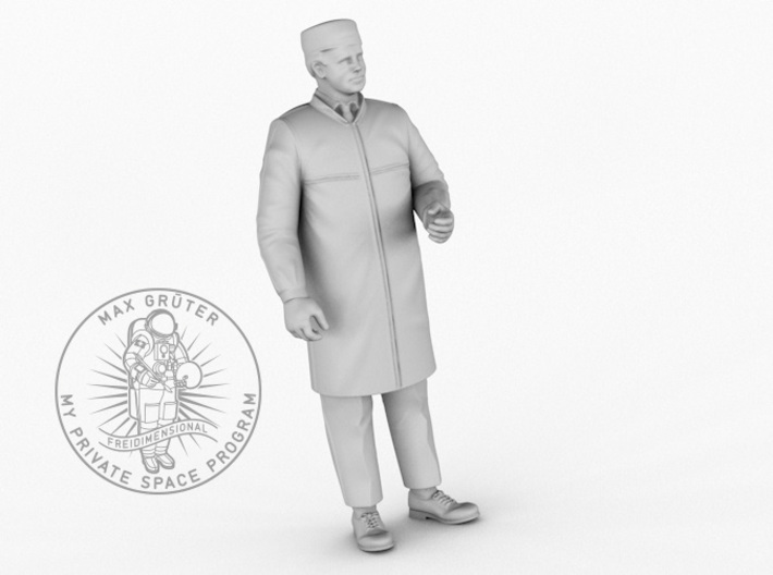 Early Cleanroom Worker  1:24  3d printed 