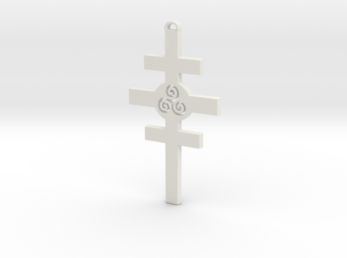 Celtic Cross of Damcar 3d printed