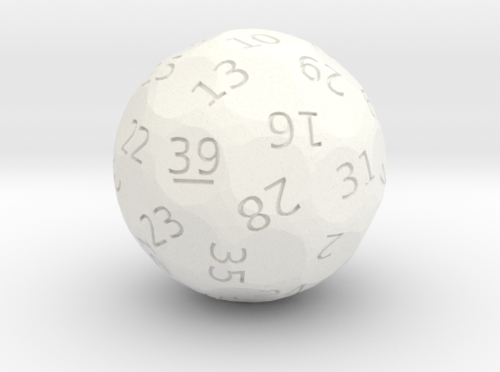 d39 oddball die 3d printed