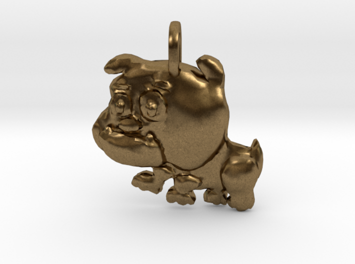 Baby Bulldog Pendant 3d printed