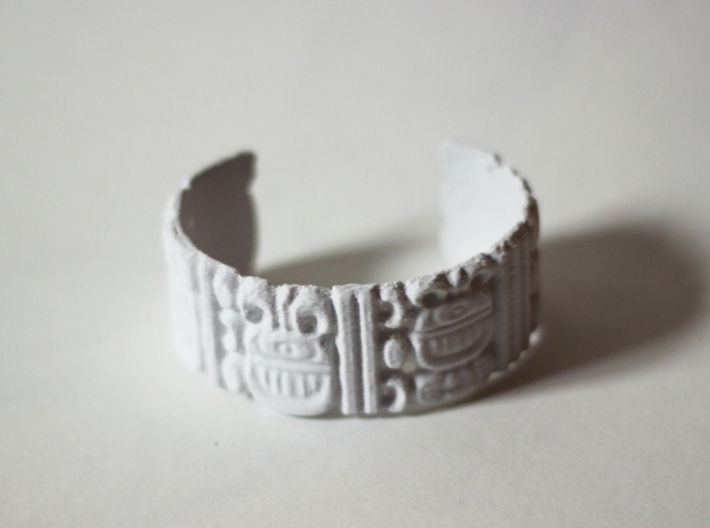 Mayan Date Bracelet 3d printed 