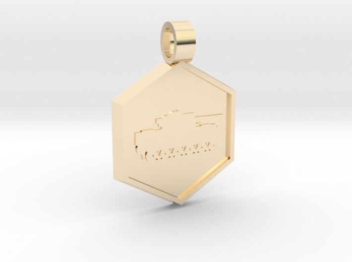 Tank [pendant] 3d printed