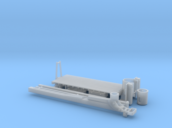 Manitex 35100c Metal Deck Crane Bed 1-87 HO Scale 3d printed