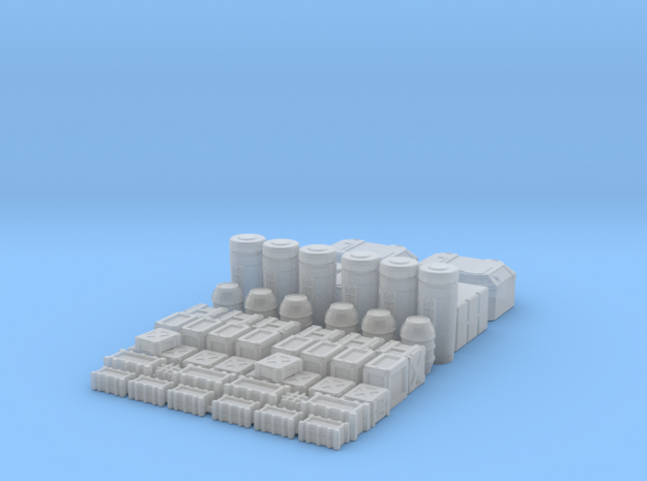 1:144 SW Container Set 3d printed