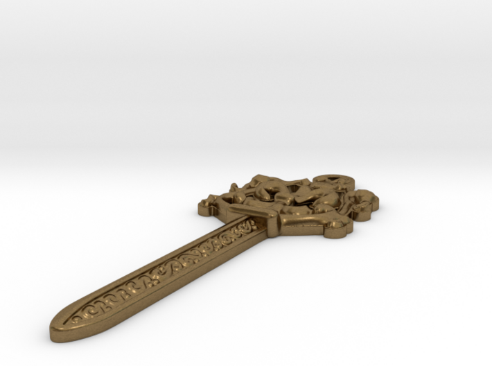 Sword Pendant (knife) 3d printed