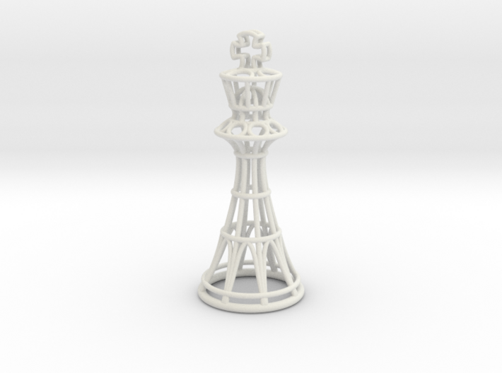 Hollow Chess Set - King 3d printed