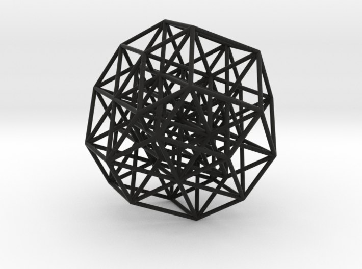 6D Cube Projected into 3D - B6 3d printed