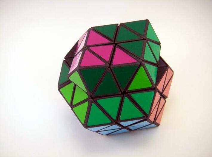 Rhombic18 Puzzle set B 3d printed Jumble Turn