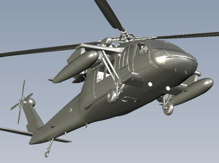 1/400 scale Sikorsky UH-60 Black Hawk x 4 3d printed 