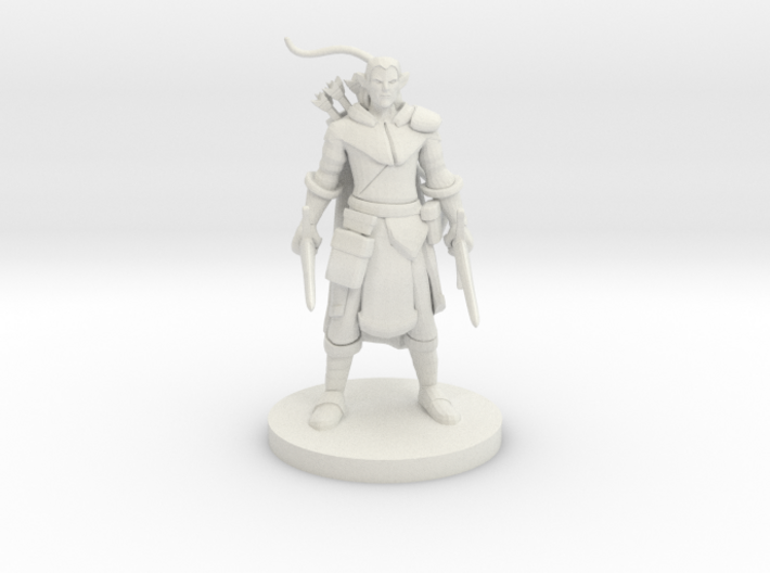 Elf Male Two Sword Ranger 3d printed