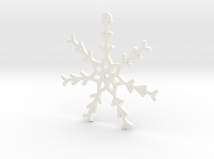 Young Snowflake Ornament 3d printed