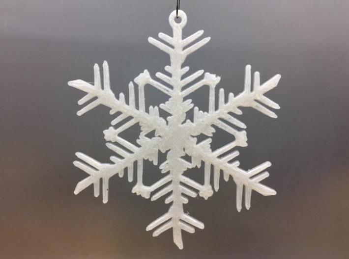 Organic Snowflake Ornament - Russia 3d printed 3D printed FDM prototype of the &quot;Russia&quot; ornament