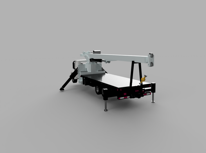 Manitex 35100c Metal Deck Crane Bed 1-87 HO Scale 3d printed 