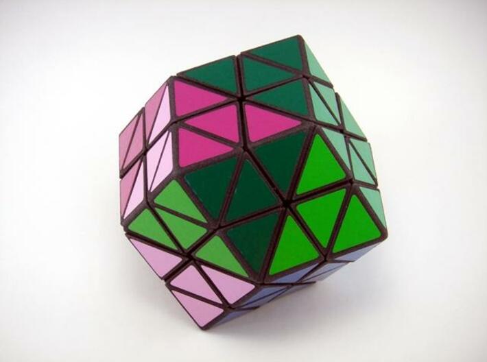 Rhombic18 Puzzle set A 3d printed Vertex Turn