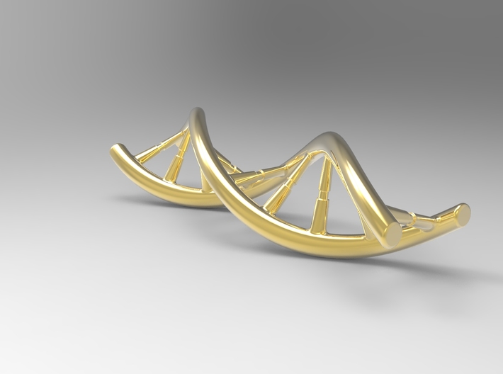 DNA pendant 3d printed 