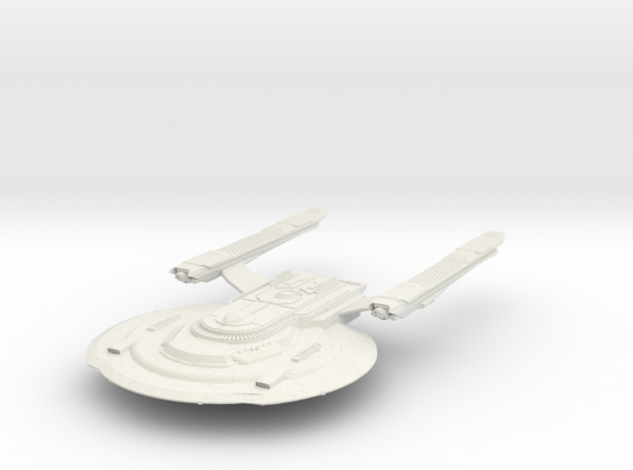 Federation Triton Class V refit Cruiser 3d printed