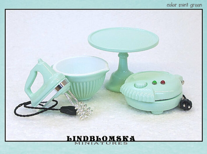 handheld electric mixer for dollhouse 3d printed 