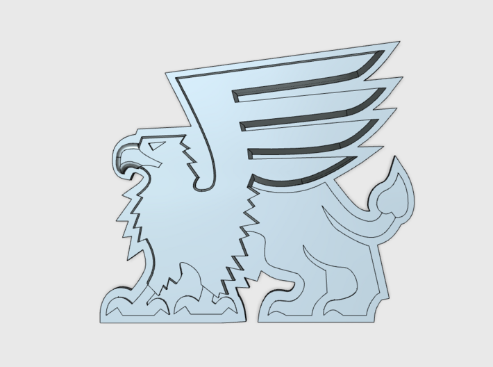 Griffon Corp - Flat Vehicle Insignia pack 3d printed 