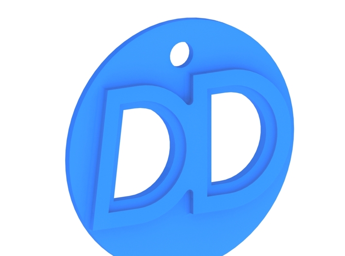 DD - Logo Keychain 3d printed 