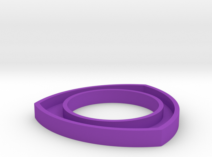 171124 Pup Triangle Bangle Small 3d printed