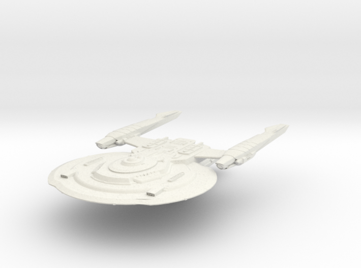 Federation Triton Class IV refit HvyCruiser 3d printed