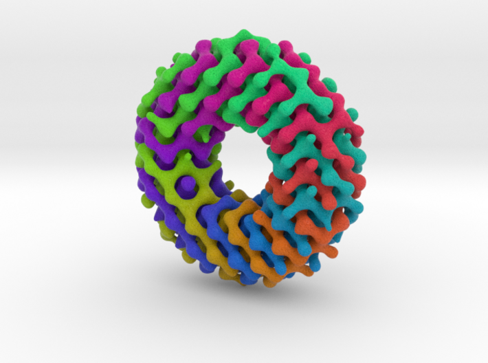 Möbius diamond lattice 3d printed