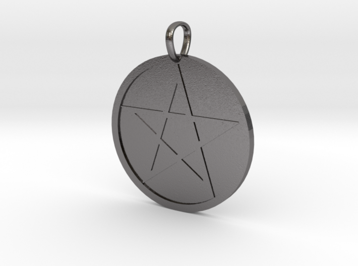 Pentagram Medallion 3d printed